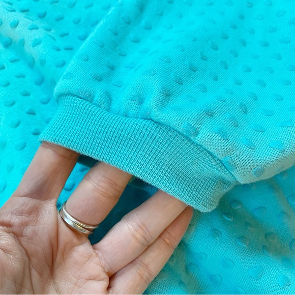 Vintage 80s Winners Choice Sky Blue Sweetheart Sweater - Picture 6 of 9